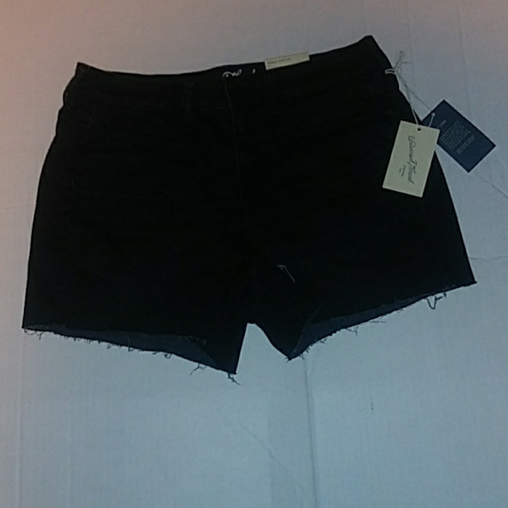 Womens high rise midi shorts